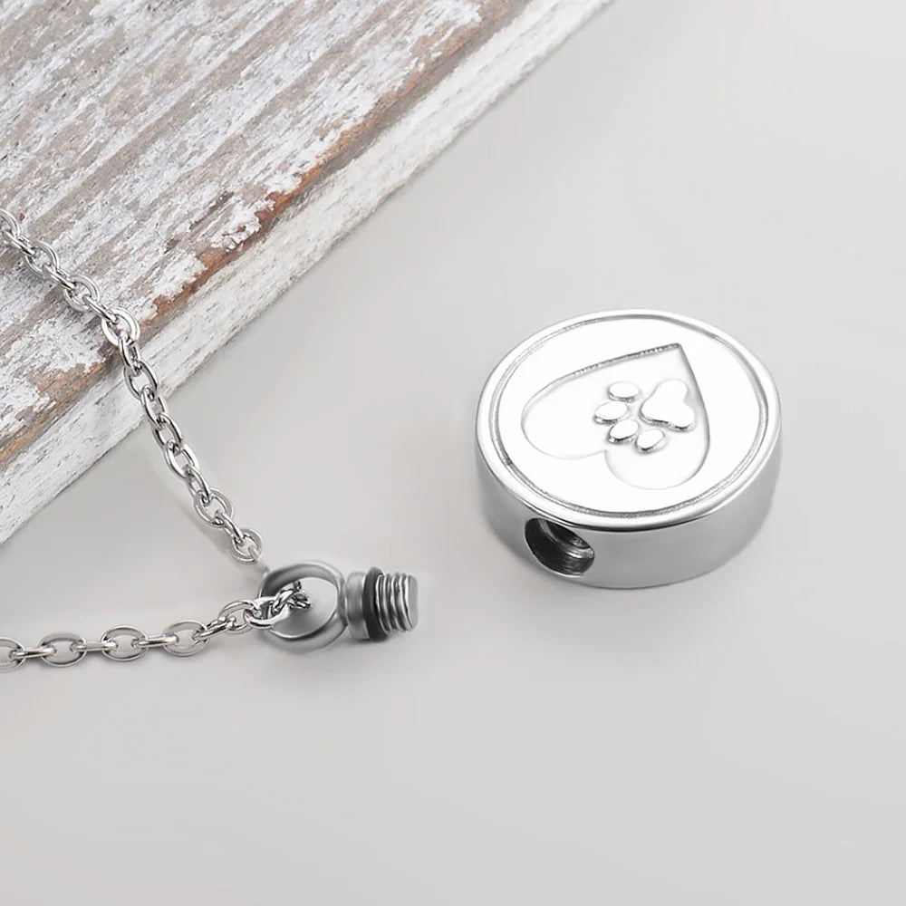 Pet Paw Pendant For Ashes