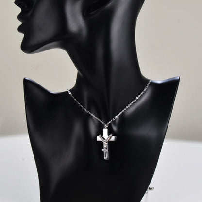 Cross Pendant For Ashes / Holy Water